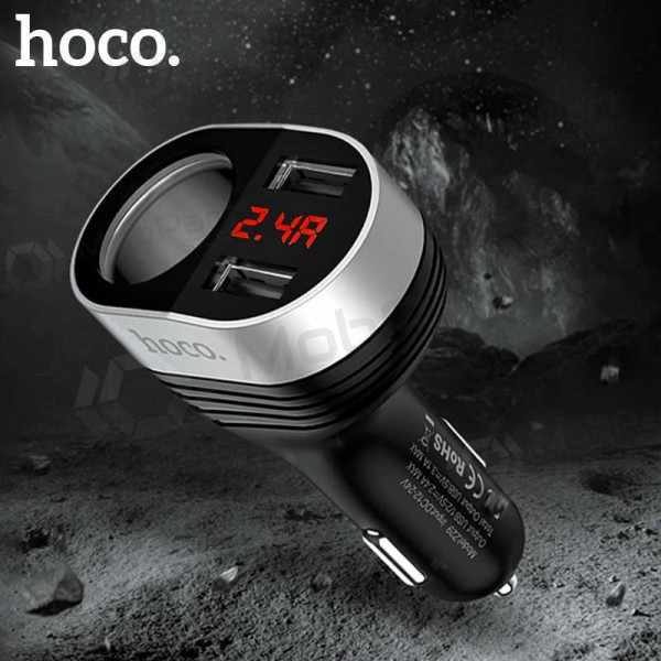 Lader automobilinis Hoco Z29 x 2 USB (3.1A) (zwart)