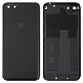 Huawei Y5 2018 / Y5 Prime 2018 achterklep (zwart) (gebruikt grade C, origineel)