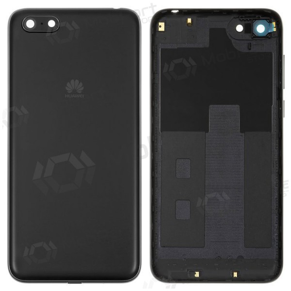 Huawei Y5 2018 / Y5 Prime 2018 achterklep (zwart) (gebruikt grade C, origineel)