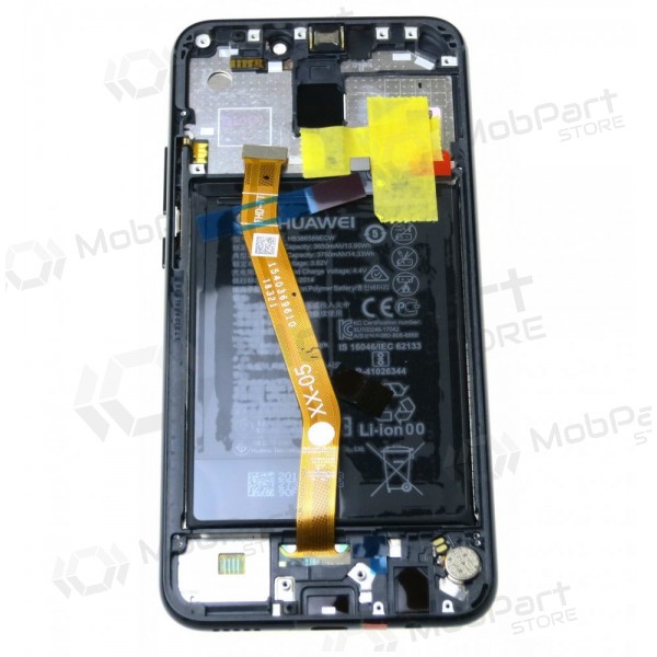 Huawei Mate 20 Lite scherm (zwart) (met een frame en batterij) (service pack) (origineel)