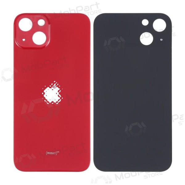 Apple iPhone 13 achterklep accu (rood) (met grotere camera-opening)