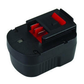 Batterij Black+Decker A1712 12V voor gereedschap 3Ah Ni-MH (vervanging)