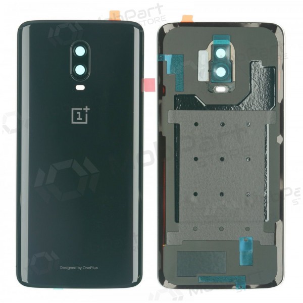 OnePlus 6T achterkant zwart (Midnight Black) (gebruikt grade B, origineel)