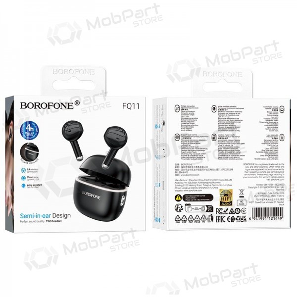 Draadlozes ausinės Borofone FQ11 juodos