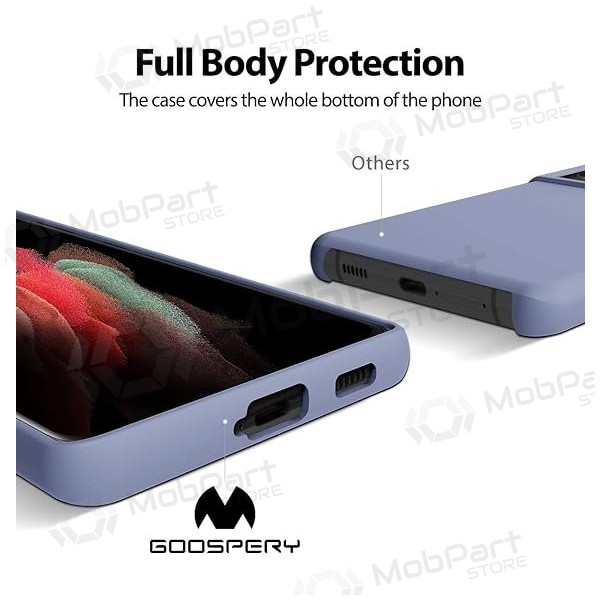 Samsung Galaxy A17 hoesje Mercury 'Silicone Case' (lavendelgrijs)