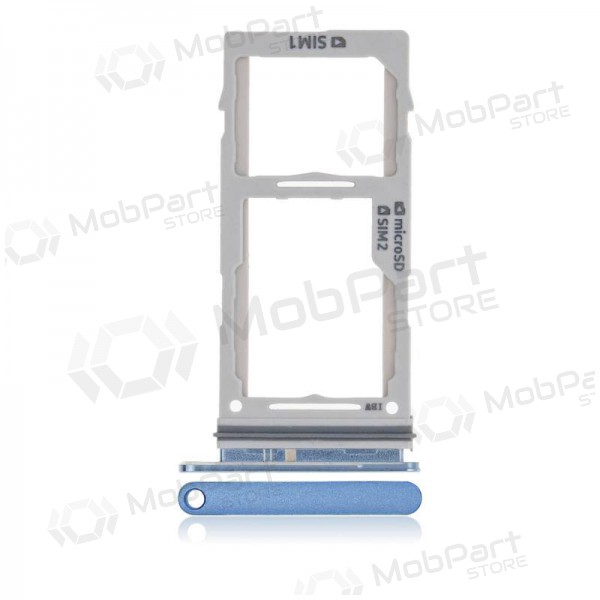 Samsung Galaxy S10e / S10 / S10 Plus DUAL SIM-kaarthouder (blauw)
