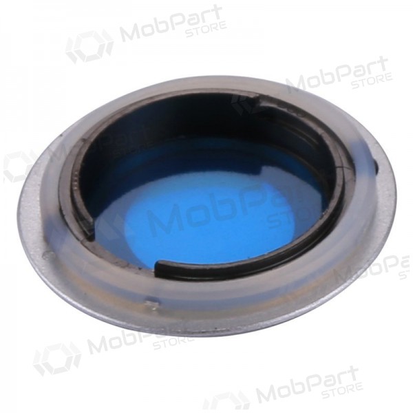 Apple iPhone 8 / SE 2020 / SE 2022 cameraglas (zilver) (met frame)