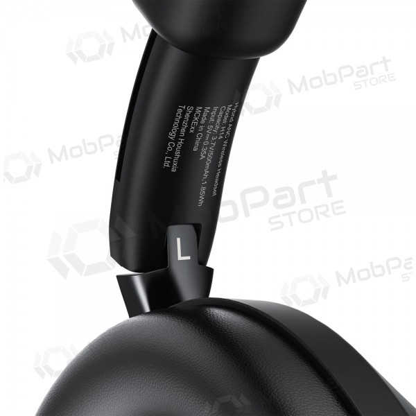 Draadloze hoofdtelefoon met microfoon Acefast H14 Bluetooth USB-C zwart