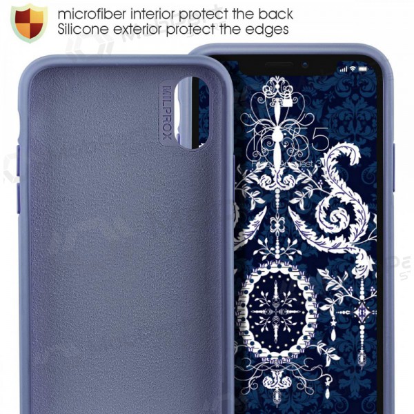 Apple iPhone 11 Pro hoesje - Liquid Silicone - 2.0mm (lavendelgrijs)