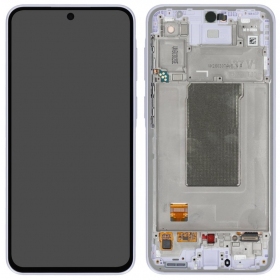 Samsung Galaxy A37 5G scherm (lavendel) (met frame) (origineel)