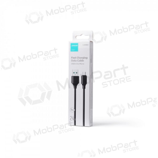 USB kabel Joyroom S-UM018A9 USB to MicroUSB 2.4A 1.0m zwart