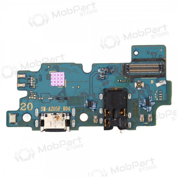 Samsung A205 Galaxy A20 2019 oplaadconnector en microfoon (service pack) (origineel)
