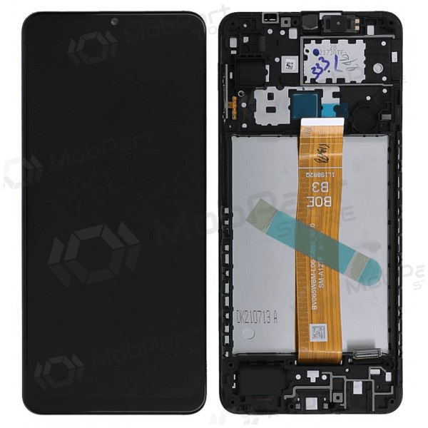 Samsung Galaxy A12s scherm (zwart) (met frame) (Premium)