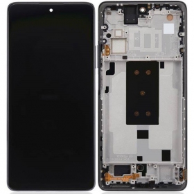 Xiaomi 11T Pro 5G scherm (zwart) (met frame) (origineel)