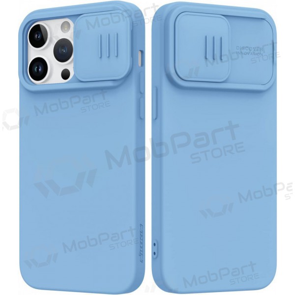 Apple iPhone 14 hoesje - Nillkin Silicone (lichtblauw)