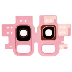 Samsung Galaxy S9 cameraglas (rood)