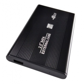 2,5 inch HDD behuizing USB 2.0, 6,5 cm