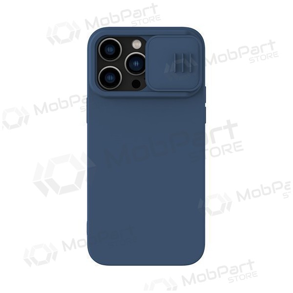 Apple iPhone 14 hoesje - Nillkin Silicone (donkerblauw)