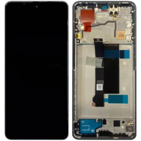 Xiaomi Poco X6 5G (compatibel met Redmi Note 13 Pro 5G) scherm (blauw) (met frame) (origineel)