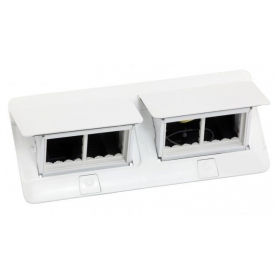 Įleidžiama modulinė dėžutė 2x4 mod. Legrand 654004 (metalinė, Wit)