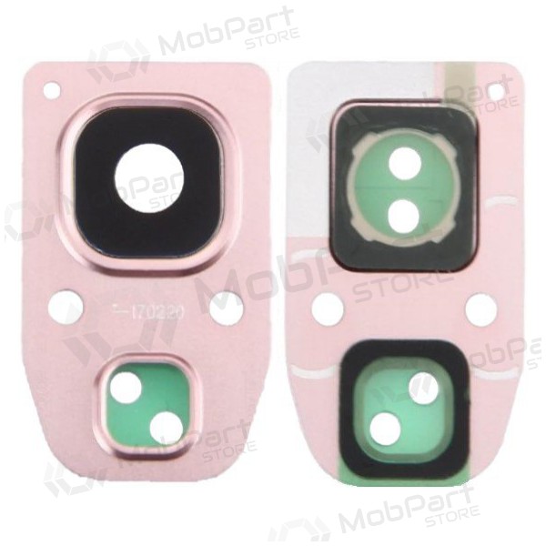 Samsung Galaxy A3 (2017), A5 (2017), A7 (2017) cameraglas (roze)