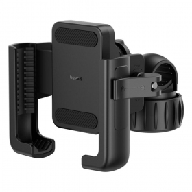 Telefono laikiklis dviračiui Baseus GoTrip Series Bike Phone Mount Cluster zwart C40572301111-00