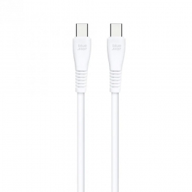 USB-C kabel Blue Star PJ-DQ1-C USB-C naar USB-C 1 m 60 W wit