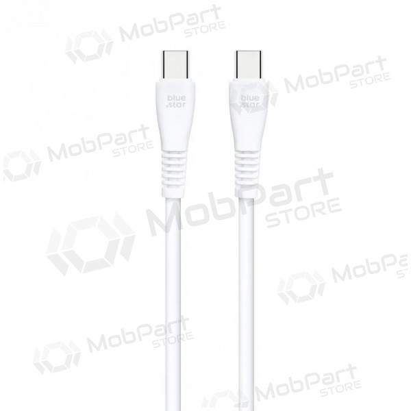 USB-C kabel Blue Star PJ-DQ1-C USB-C naar USB-C 1 m 60 W wit