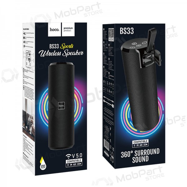Bluetooth draagbare luidspreker Hoco BS33 (zwart)