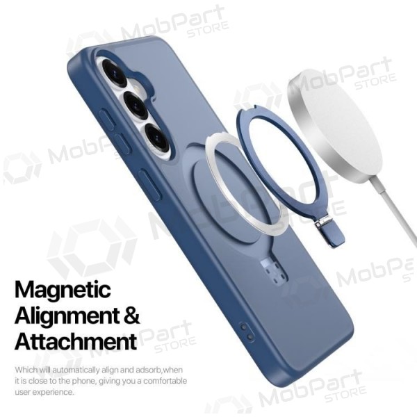 Samsung Galaxy S26 hoesje - Dux Ducis Yind Magnetic Stand (donkerblauw)