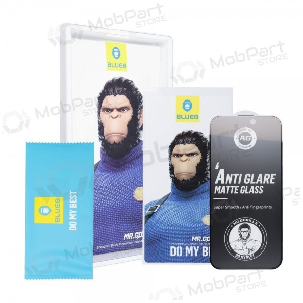 Apple iPhone 18 Pro Max schermbeschermer - 5D Mr. Monkey Glass (Strong Matte)