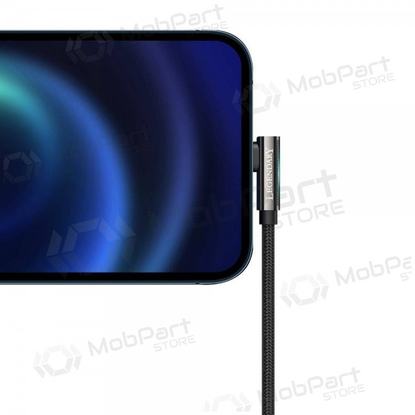 USB kabel Baseus Legend Lightning 2.4A 1.0m (zwart) CALCS-01