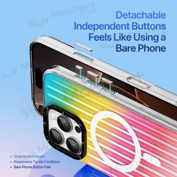 Apple iPhone 16 Pro Max hoesje - Dux Ducis Zest (Gradient Rainbow)