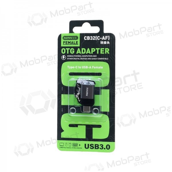 USB-C adapter Remax CB32 USB-C naar USB-A OTG