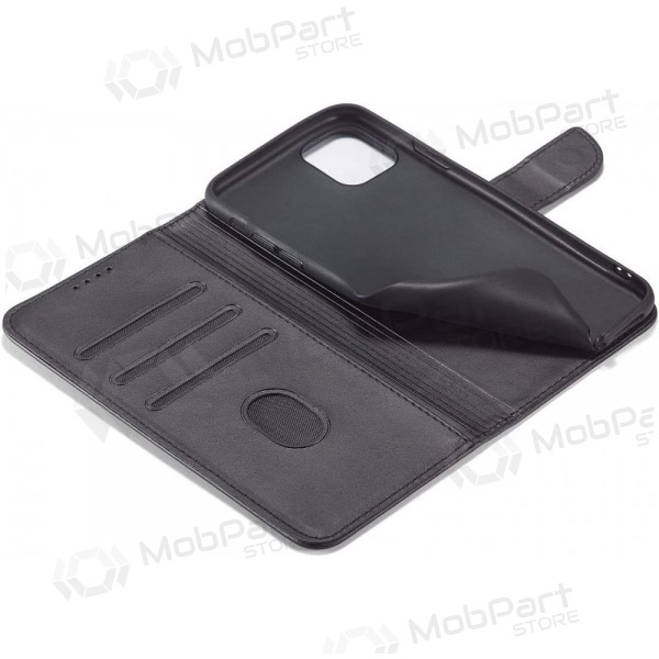 Apple iPhone 16e hoesje - Wallet Case- (zwart)