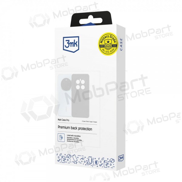 Xiaomi Redmi Note 14 4G hoesje - 3MK Matt Case (zwart)