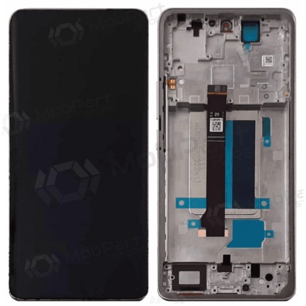 Xiaomi Redmi Note 13 Pro+ 5G scherm (wit) (met frame) (origineel)