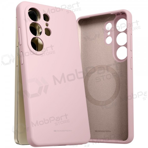 Samsung Galaxy S26 Ultra hoesje Mercury - Pure Magsafe Silicon Case (roze zand)