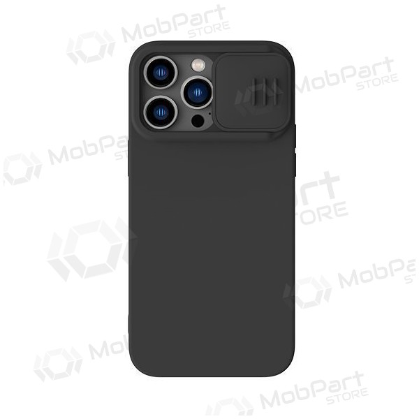 Apple iPhone 15 Pro hoesje „Nillkin Silicone“ (zwart)