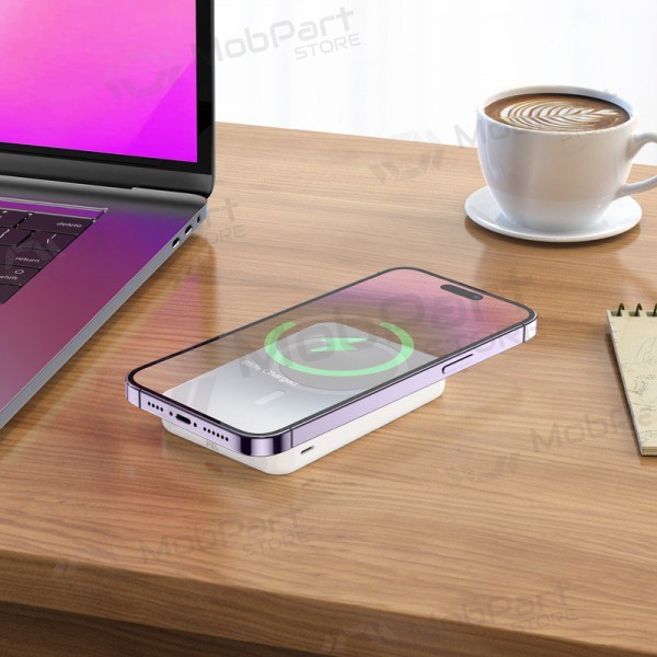 Externe batterij Power Bank Hoco J109 PD20W Magnetic 5000mAh wit