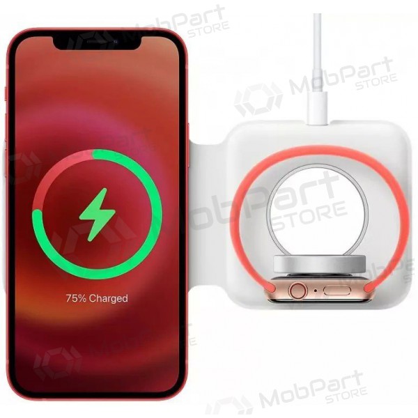 Lader draadloze 2in1 Smart Phone, Watch MagSafe 10W (wit)