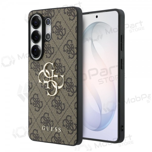 Samsung Galaxy S26 Ultra hoesje - Guess PU 4G Metal Logo (bruin)