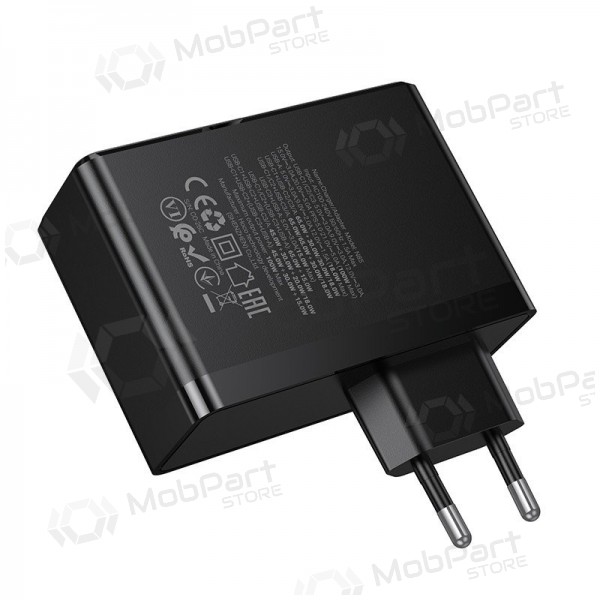 Telefoonoplader Hoco N85 100 W 3x USB-C + USB-A zwart