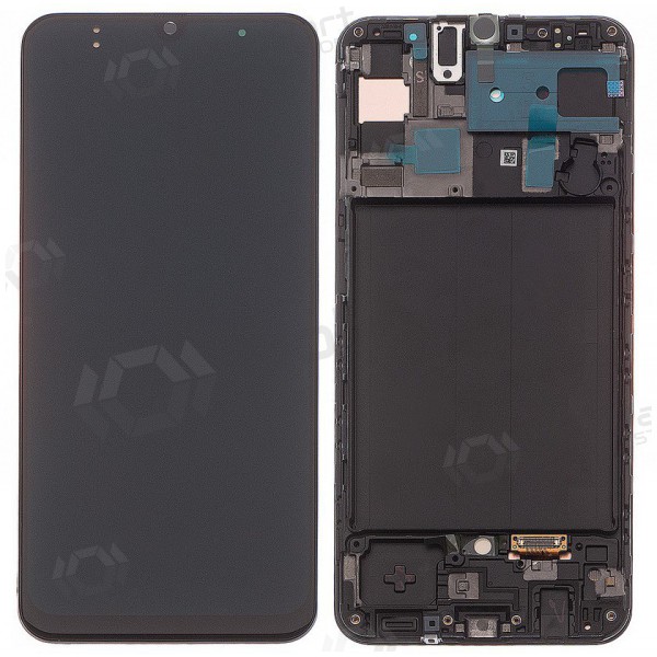 Samsung Galaxy A50 scherm (zwart) (met frame) (OLED)