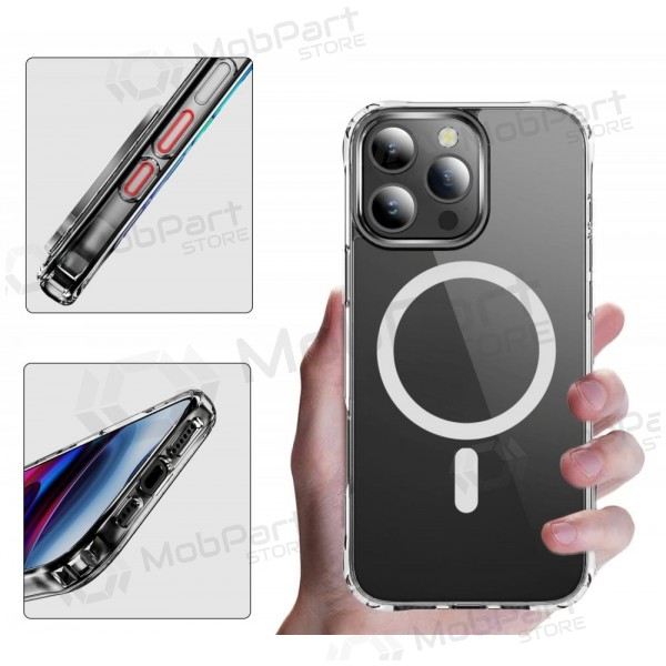 Apple iPhone 16 Pro hoesje - Perfectionists Clear Mag Case (transparant)