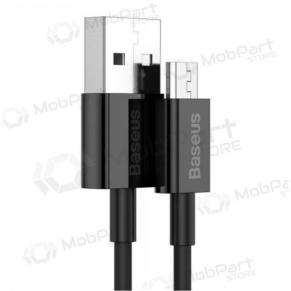 USB-kabel Baseus Superior microUSB 2A 2.0m (zwart) CAMYS-A01