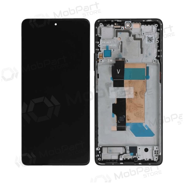 Xiaomi Poco F5 5G scherm (zwart) (met frame) (origineel)
