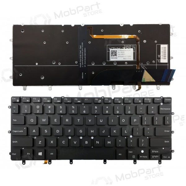 DELL Inspiron 13 Toetsenbord: 7000, 7352, 7353, 7359, 7347, 7348