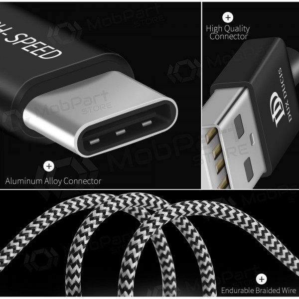 USB-kabel Dux Ducis K-ONE Type-C FastCharging 1.0m