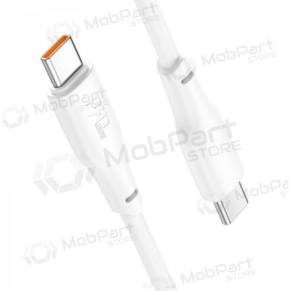 USB-C kabel Hoco X93 USB-C naar USB-C 1 m 100 W wit